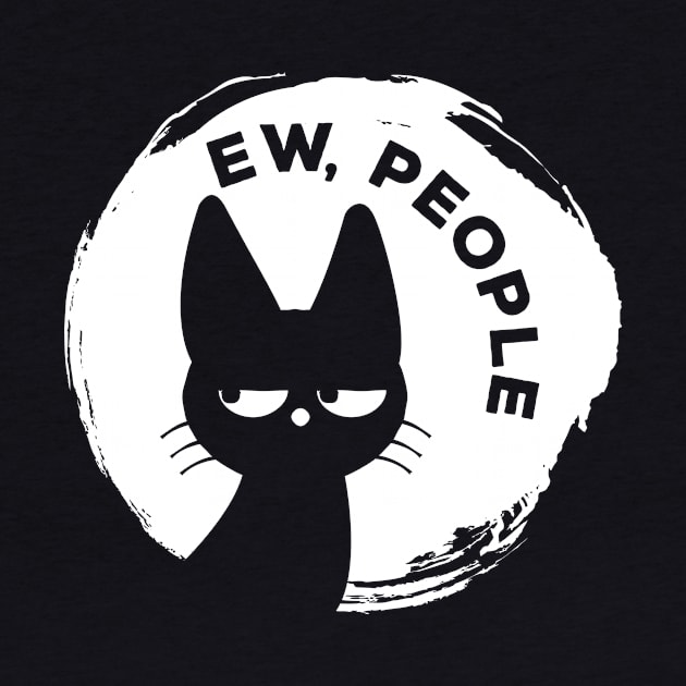 Funny Cat - Ew People by ganola